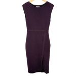 Babaton Aritzia Business Day Knit Cap Sleeves Midi Dress in Noble Photo 7