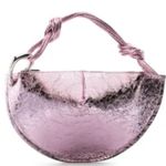 Cult Gaia NWOT Estrella metallic tote bag Cameo Pink Photo 4