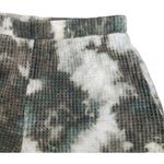 Abound Nordstrom  NEW Green Tie-Dye Waffle Knit Pull On Lounge Shorts Size Large Photo 3