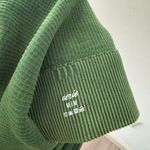 Aerie  Ribbed Green Seamless O Ring V Neck Crop Top Photo 4