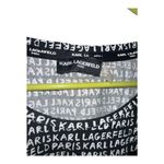 Karl Lagerfeld Black/White Monogram Print Shortsleeve T-Shirt, Large (approx) Photo 2