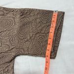 ZARA Women's Medium Special Edition Chocolate Brown Stretchy Oversized Blouse Photo 3