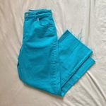 ZARA bright blue 100% cotton jeans Photo 0