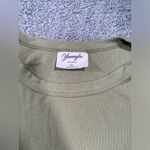 Youngla ribbed green crop top small Photo 1