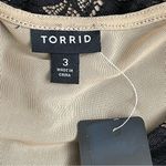 Torrid Black Lace Bodysuit Women’s Plus Size 3 Sheer Long Sleeves Photo 8