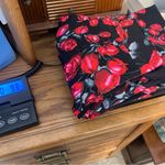 Vogue Fashion Rose Print Dress SZ Medium may have been altered to a small Photo 10