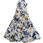 Yumi Kim  Bora Bora Navy Dream Maxi Dress Sleeveless Silk Size Medium Women's Photo 1