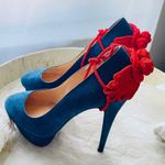 Charlotte Olympia  Eternally Dolly Embellished Suede Pumps   Photo 4