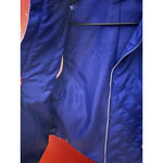 Chico's  Quilted Full Zip Vest Blue Stand Collar Zip Front Pockets Medium Photo 4