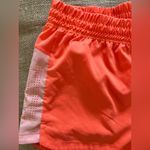 Adidas  Orange Pink Athletic Shorts Lightweight Elastic Waist activewear running Photo 4