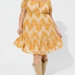 Torrid  Mini Two Tone Lace Tiered Babydoll Dress Photo 0