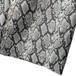 Monki  Faux Leather Gray Snake Print Mini Skirt Women's Size 42 US 6 Photo 3