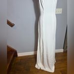 Mac Duggal IEENA for  Embellished Neck white Trumpet Gown size 4 Photo 3