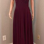 Lulus  Picture Perfect Burgundy Lace Maxi Long  Dress New women's Large NWT #192 Photo 0