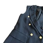 Club Monaco  Selska Black Vest Sleeveless Long-Length Mini Dress Size XS Women's Photo 4