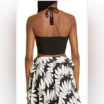 Farm Rio  Knit Cutout Crop Halter Top in Black, Medium, $100 Photo 5