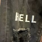 Broken Promises  Hell bound distressed black jeans 30 Photo 1