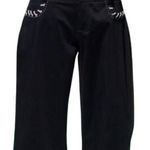 Cache  White Whip Stitch Trim Stretch Black Jean Pant Boot Cut New NWT $118 Photo 2