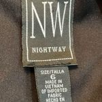 Nightway  Evening Gown Black with slit and cut out shoulders  Photo 9