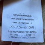 J.Crew Cream Knit V Neck Sheer Light Blouse 100% Wool Tie Bell Sleeves Sz XS Photo 11