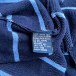 Polo Vintage  Ralph Lauren Navy Blue Striped Crew Neck Sweater Photo 6