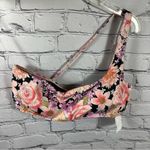 Sanctuary Swim Petal Pusher One Shoulder Bikini Top Asymmetrical Floral L NWT Photo 1