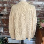 virgin wool made on italy knit cardigan Filene’s vintage size XL Photo 4