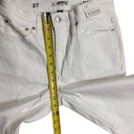 J.Crew NWT  Women's 9" Demi-Boot Crop Jeans White Size 27 Raw Hem Summer Preppy Photo 8