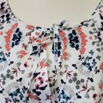 a.n.a  geo print tie neck blouse size mp Photo 2