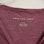 American Eagle  Women Casual Top Purple/ Pink Size Small Photo 4