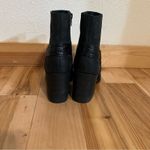 Vionic  Carnelia black suede leather heeled ankle boots water repellent NEW 8M Photo 4