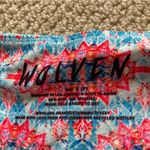 NEW Wolven Amalfi Flare Bell Bottoms Pants Size Small Red Pink Print Soft NWT Photo 3