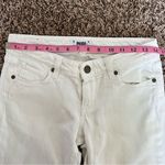 Paige Skyline Ankle White Jeans Photo 11