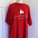 Fruit of the Loom Cape Cod vintage Red crew neck T-Shirt Photo 6