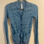 Athleta Womens Revolve Cardigan 5-Button Sweater Green Teal Size XS Photo 0