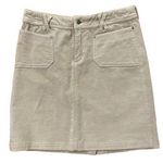 Merrell Tan Khaki Corduroy Straight Short Skirt Womens 6 Casual Photo 0