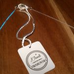 Swarovski Smoked Topaz Crystal Shield Sterling Silver Pendant Necklace Photo 8