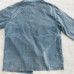 Sadie & Sage Washed Corduroy Ladies Shacket Blue M/L Button Down Oversized Size M Photo 4