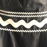 Shoshanna SHOSHANA Ric Rac Black Strapless Cocktail Dress Embroidery Accent Design Size 8 Photo 1