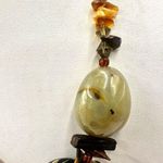 Carnelian tigers eye beaded vintage necklace Photo 11