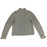 North Crest Vintage North‎ Crest Cable Knit Mock Neck Sweater Womens Small Tan Acrylic Wool Photo 1