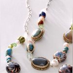 Free People Multicolor Beaded Necklace Photo 2