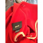 Maeve Anthropologie  Red Sexy Back Cut Out Dress Size 2 Pencil Sheath Photo 4