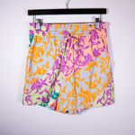 Derek Lam NEW  10 Crosby Belen Floral Print Cotton Poplin Paperbag Mini Shorts 6 Photo 0