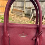 Kate Spade  Cameron Street‎ Margot Red/Maroon Saffiano Leather Satchel Photo 4