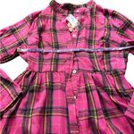 Fancyinn  Pink Plaid Mini Dress new with tags size small Photo 8
