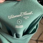 Universal Threads Universal Thread Teal Green Short Sleeve Round Neck Midi T Shirt Dress Size XL Photo 3