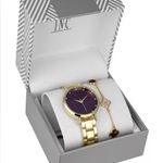 INC Gold-Tone Bracelet Watch 38mm & Bracelet Set, New in Box Photo 7