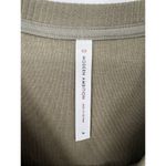 Modern Ambition Women's SZ MED Crew Neck Ribbed Dress Grean Tea Leaf Long Sleeve Green Photo 5