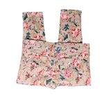 Mixit  Pull-On Stretch Cropped Pants Faux Pockets Floral Print XL Photo 1